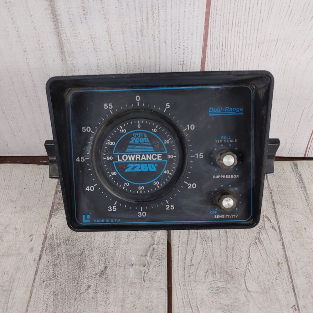 Lowrance System 2000 2260C Fish Finder Head Unit ONLY - Fishing - TESTED WORKING